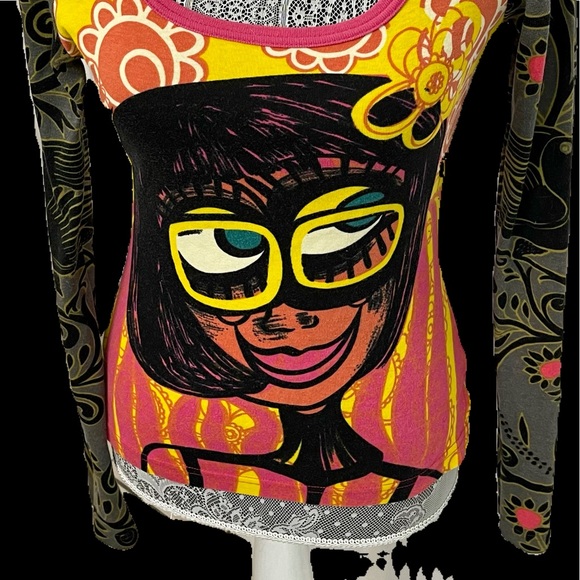 Vintage Custo Barcelona top - Picture 4 of 5